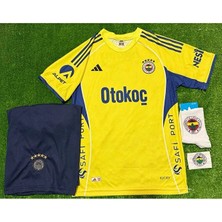 Alaturka Mix Fe.ner.bah'çe \\ 2026 #allan Saint-Maximin# 97 Numara Deplasman Sarı Çocuk Forması 4'lü Set