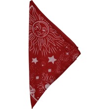 Bandana Atmosfer Desenli Kare