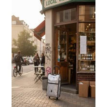 Die Grup Günlük Alışverişler Için Konforlu Tekerlekli Pazar Arabası DIEGRP-3402