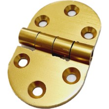 Nobel Oval Masa Menteşesi  Sarı | Ölçü 4 cm / 68 mm  | 5 Adet