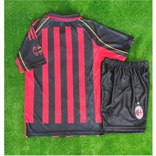Alaturka Mix Milan 2006 Isimsiz Kırmızı Sıyah Çocuk Taraftar Forması 4 Lü Set