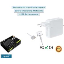 Sprange SR-L26 16.5V 3.65A 60W Magsafe 2 Apple Macbook Notebook Adaptör