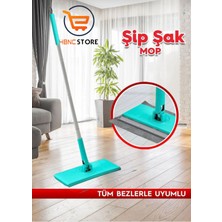 Özbience 360 Derece Dönebilen Şip Şak Mop, Tüm Bezlerle Uyumlu ve Kolay Kullanım