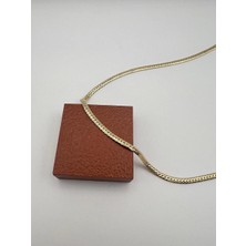 Badiva.co Xuping Yassı Örme Zincir 55CM