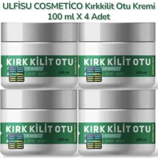 ULFİSU COSMETİCO Ulfisu Cosmetico Kırkkilit Otu Yağlı Masaj Kremi 100 ml 4 Adet - Kırk Kilit Otu Kremi 100 ml 4 Adet