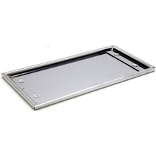 Hayat Store Dikdörtgen Krom Plakalık Araba Plaka Altlığı 30X16CM