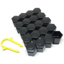 Hayat Store Bijon Kapağı Sökme Aparatlı 20'li 17MM Siyah
