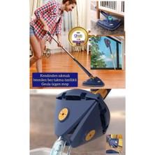 Özbience Pratik ve Kolay Kullanımlı Üçgen Cam Silme Aparatı, Paspas ve Mop Seti