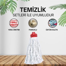 Özbience Yüksek Emicilikli 200 gr Pamuk Zemin Paspası, Islak Mop Ucu Yedek