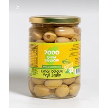 2000 Ayvalık Zeytincilik Limon Dolgulu Yeşil Zeytin 450 gr