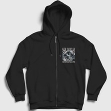 Presmono Unisex Siyah Ser Duncan A Knight Of The Seven Kingdoms Fermuarlı Kapüşonlu Sweatshirt