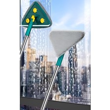 Özbience Çocuklar Için Üçgen Çek Çekli Mop ve Islak Mendil Seti, 150 cm Pratik Temizlik