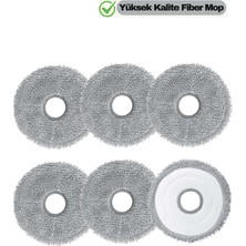Özbience Roborock Qrevo, Curv, C, L, S Uyumlu Mikrofiber Mop Paspas Yedek Seti
