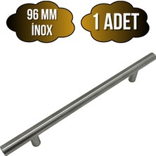 DS Yapı Nobel Boy Paslanmaz Boru Inox Dolap Kulpu Mobilya ve Mutfak Dolap Kulpu(Inox)
