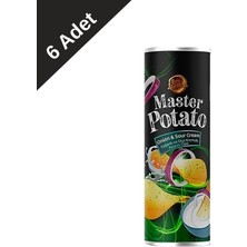Master Potato Soğanlı & Ekşi Kremalı Patates Cipsi (110 G) x 6 Adet