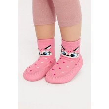 Minissa Baby Kids Çarık Çorap Kaymaz Taban Kız Çocuk Patiği