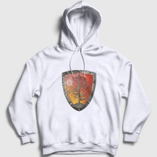 Presmono Unisex Beyaz Shield A Knight Of The Seven Kingdoms Kapüşonlu Sweatshirt