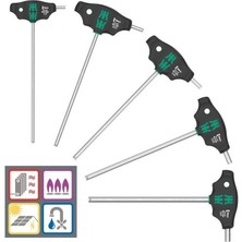 Wera 454/5 Hf 1 Shk Hexplus T Tornavida Set 5p 05136070001