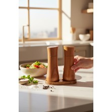 Akayev Akasya Standlı Tuz & Biber Seti