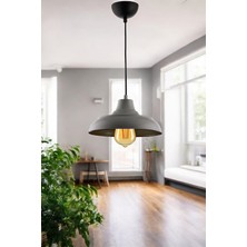 Allians Rustik Metal Sarkıt Avize, Kafe, Salon ve Mutfak Için Şık Aydınlatma