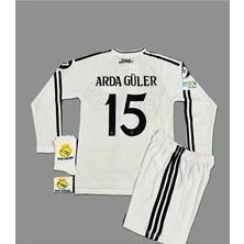 Alaturka Mix Arda Güler 2024-25 Yeni Sezon R,e,a,l, Madrid Uzun Kollu Çocuk Iç Saha Forması
