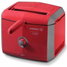 Özbience Kırmızı Renkli Profesyonel Fritöz A486-02, Güçlü ve Şık Tasarım