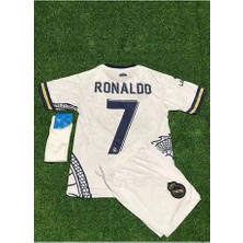 Alaturka Mix R.madridd 2023/24 Sezon Dragon Desenli Cristiano Ronaldo Konsept Çocuk Forması 3'lü Set (Byz)