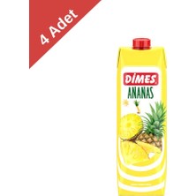 Dimes Ananas Suyu (1 L) x 4 Adet