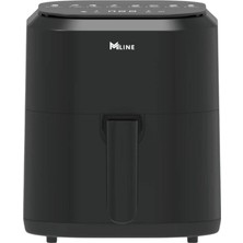 Özbience Sağlıklı Yağsız Pişirme Teknolojili Cam Hazneli Airfryer 4l 1360W