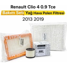 Motorx Renault Clio 4 0.9 Tce Periyodik Bakım Seti Yağ Hava Polen Filtresi 2013 2019 Mais