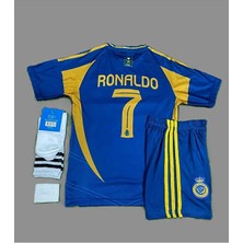 Alaturka Mix Cristiano Ronaldo 2023-24 Sezonu Al-Nassr Çocuk Alternatif Forması 4'lü Set