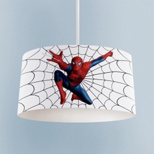 Allians Ağ ve Spiderman Desenli Bebek ve Çocuk Odası Avizesi Şık ve Eğlenceli Tasarım