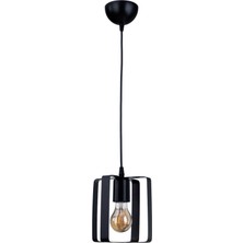 Allians Modern Siyah Küp Sarkıt Işığı, Şık ve Zarif Aydınlatma Parçası