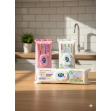 Özbience 3 Paket Çok Amaçlı Yüzey Temizlik Havlusu, Mopa Uyumlu, Islak Temizlik Mendili