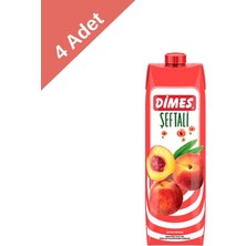 Dimes Şeftali Meyve Suyu (1 L) x 4 Adet