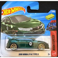 Hot Wheels Tekli Arabalar 2018 Honda Civic Type R JJK87 (Nightspeed)