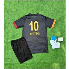 Legent Lady G.â.l.a.t.â.s.a.r.â.yy 2024/25 Yeni Sezon Siyah Mertens Özel Çocuk Forması 4'lü Set