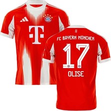 Alaturka Mix Bayern Münih 2026 Yeni Sezon Michael Olise Iç Saha Kırmızı Yetişkin Forması