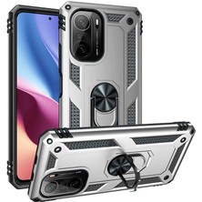 FLAMENKO Xiaomi Redmi K40 Kılıf Flmk Vega Kapak-Gri