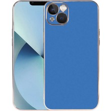 FLAMENKO iPhone 13 Kılıf Flmk Viyana Kapak-Saks Mavi