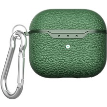 FLAMENKO Airpods 4 Kılıf Uyumlu Flmk Airbag 03 Silikon-Yeşil