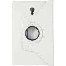 FLAMENKO Galaxy Tab A T590  Uyumlu Flmk Dönebilen Standlı Kılıf-Beyaz