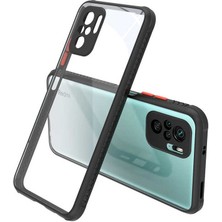 FLAMENKO Xiaomi Redmi Note 10S Kılıf ​​flmk Kaff Kapak-Siyah