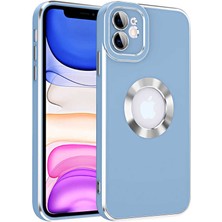 FLAMENKO iPhone 11 Kılıf Flmk Kongo Kapak-Mavi