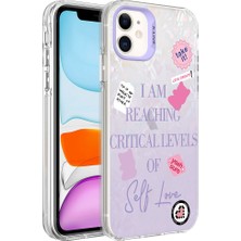 FLAMENKO Apple iPhone 12 Kılıf Mermer Desenli Flmk Marbello Kapak-Mor