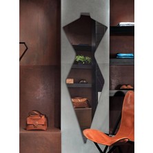 Nilisis Kübik Duvar Aynası, 110 cm Özel Tasarım Ayna, 110 cm Boy Aynası Kübik Dizayn