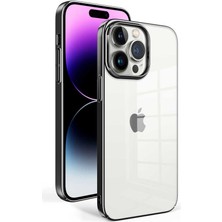 FLAMENKO Apple iPhone 14 Pro Max Kılıf Flmk Sun Kapak-Siyah