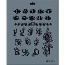 Epilons Mey Ithalat® Rich New Seri N-123 Stencil 35X25 cm