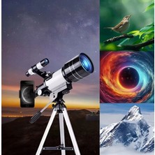 Özbience 150X Mobil Uyumlu Uzay Gezegen ve Doğa Teleskobu, Ay, Yıldız ve Kara Gözlemi