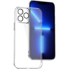 FLAMENKO iPhone 13 Pro Max Kılıf Flmk Fizy Kapak-Renksiz